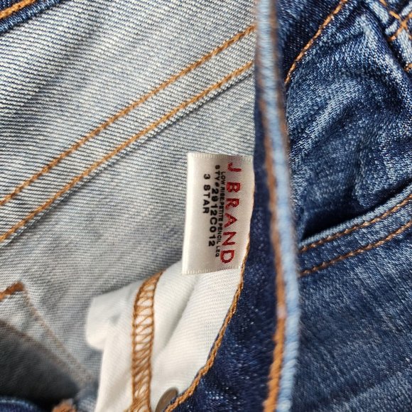 J Brand Skinny Jeans Womens 26 Denim Blue 5 Pocket Zip Casual Cotton Blend - Picture 10 of 11